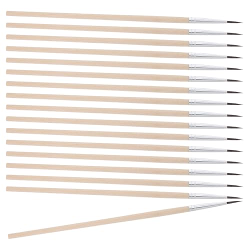 Homoyoyo Lot de 24 Brosses de Pollinisation Manuelles pour Potager Tête Fine 15 CM Brosse Pollinisatrice Réutilisable en Fibres Synthétiques Outil de Pollinisation pour Fleurs Légumes