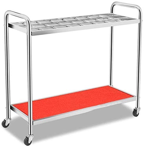 Porte-parapluie métallique contre les sols glissants de hall de stockage