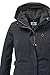 Killtec Damen Parka Funktionsparka mit abzippbarer Kapuze KOW 165 WMN PRK wasserdicht, Winddicht, atmungsaktiv 00200-schwarz 38