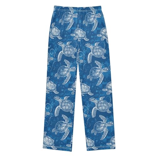 Turtle Pajama Pants Shell Pajama Bottoms Soft Sleep Pjs Lounge Pants S2