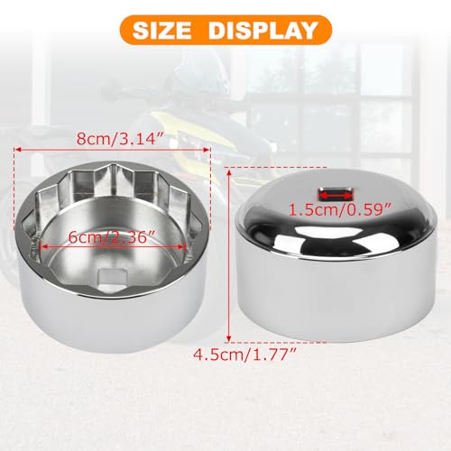 Image of PSLER Wheel Nut Removal Socket Tool for Ryker 600 900 Rally Replacement for 529036457, silver