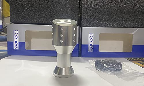 Image of AUTO MT Aluminium Dumbbell SPARCO Gear Shift knob JDM Sporty Handle SPARCO Gear Shift Knob for Universal Car Heavy Quality