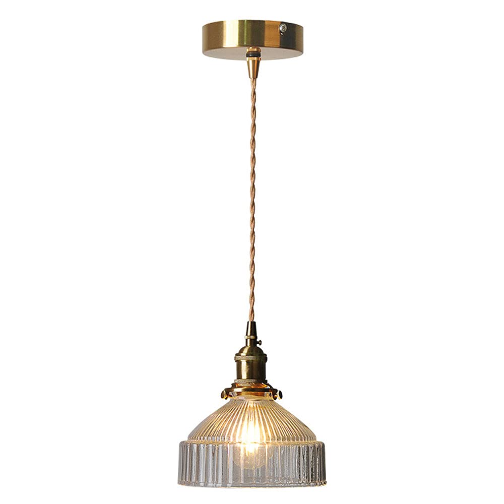 Pendant Lighting Fixtures Glass Drop Ceiling Lights Farmhouse Kitchen Island Hanging Light Japanese Style Brass Restaurant Chandelier Light Fixture Made in China