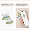 WALLFID Silicone Magnetic Remote Control Holder,2 Pack - Curved Remote Compatible Wall Mount Organizer,Embedded Slot Design for Secure Grip,Self-Adhesive TV Storage (Pink 2 Pack)