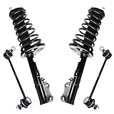 Rear 4-Cylinder only - Both (2) Rear Driver & Passenger Side Complete Strut & Spring Assembly with (2) Sway Bar End Links - 97-01 Camry 2.2L - [99-03 Solara 2.2/2.4L]