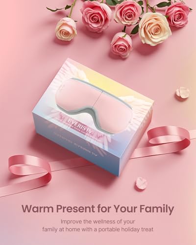 Image of RENPHO Eyeris 1 Eye Massager with Heat, Birthday Day Gifts for Women Men Mom Dad Her Him, Eye Mask for Migraine, Smart Sleep Mask for Dry Eyes Relax, Reduce Strain