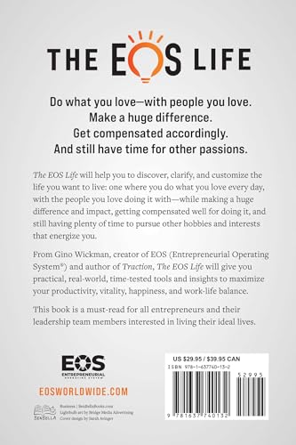 Image of The EOS Life: How to Live Your Ideal Entrepreneurial Life (The Traction Library)