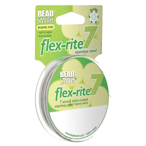 Câble acier Tigertail Flex Rite fil nylon gainé transparent pour perles et bijoux