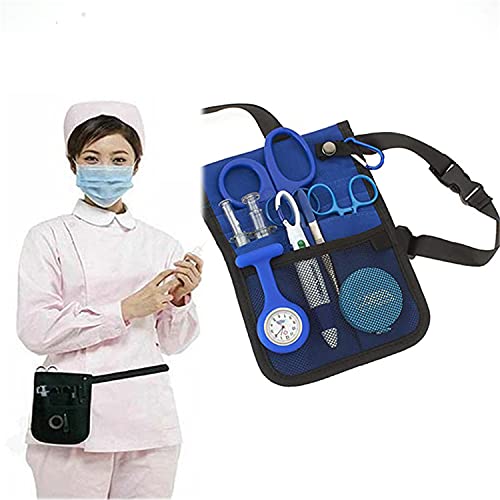 Nurse Vet Taillentasche, Multifunktionale Krankenschwester Tool Carry Bag Organizer Verstellbarer Gürtelriemen Taillenpackung Women Organizer Bum Purse Bag Cover
