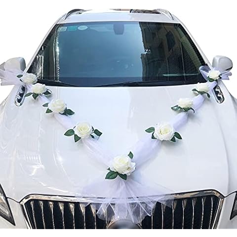 Surakey Car Wedding Decorations Cover