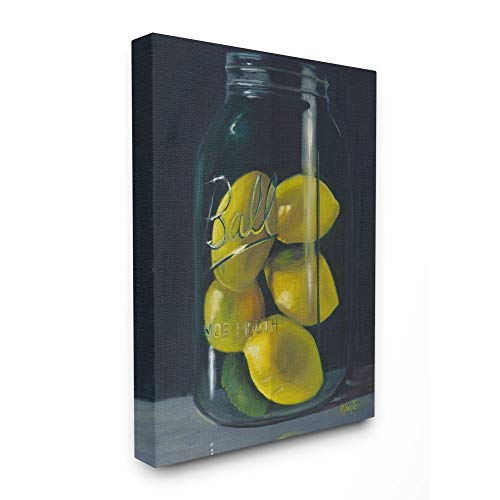 Stupell Industries Lemon Fruit Still Life Painting Decorative Wall Hangings, multi-color