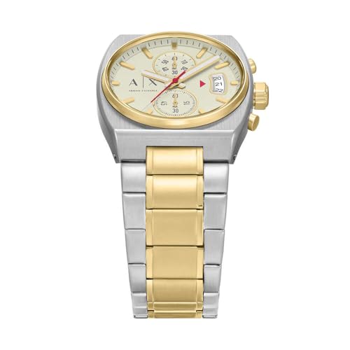 Armani Exchange Orologio Uomo, Movimento Cronografo Al Quarzo E Cassa 40 Mm Con Cinturino In Acciaio Inossidabile - 4