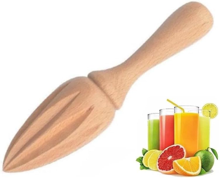 Exprimidor de cítricos de madera  Escariador manual de mano de limónnaranja  Herramienta exprimidora de frutas portátil para el hogar, cafetería y