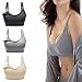 Produktbild Vellette 3er/Pack Stillen BH Damen Schwangerschaft Still-BHS ohne Bügel Nahtlose Umstandsmode Tag und Nacht Still-BH, 3pcs(black+grey+beige), S/M(=M)