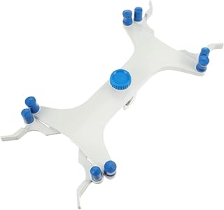 VILLCASE Aluminum Butterfly Clip Titration Clamp Spring Loaded Jaws Accessories for Burette Double Clamp Burette Stand Clamp An Fittings Labs Burette Tube Clamp Buret Clamp Pipeline