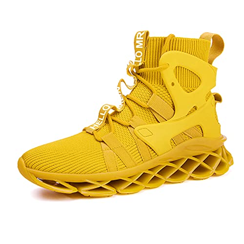Image of Hello MrLin Men's Running Shoes Non Slip Athletic Tennis Walking Blade Type Sneakers Hip Hop
