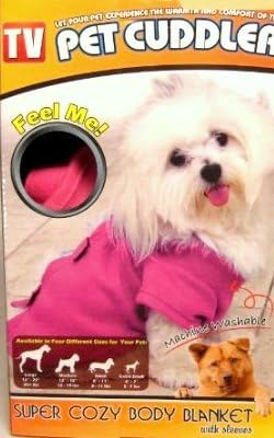 Pet Cuddler Cozy Body Blanket with Sleeves - Size Large