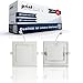 Pannello LED Quadrato 220x220mm 18W Unterputzlampe ad Incasso Luce Faretto da Incasso Plafoniera 6000K Bianco Freddo Cornice Bianco - Premium Light Serie