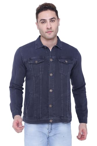 Image of Kuons Avenue Men's Regular Fit Trucker Jacket | Denim Jacket For Men