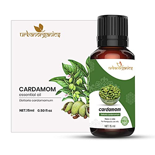 Urbanorganics Cardamom Essential Oil Pure, Natural Therapeutic Steam Distilled Oil Undiluted Oil For Massage, Hair Care, Dandruff, Hair Care, skin irritation, Acne reduction & Skin care (15 ml)-image-22