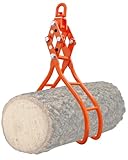 JY PERFORMANCE Timber Claw Hook, 28 inch 4 Claw Log Grapple Logging Tongs with 31' Max...