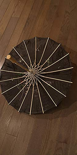 Tj Global 22" Chinese Japanese Umbrella Parasol For Wedding Parties, Photography, Costumes, Cosplay, Decoration (Black) #TOP3