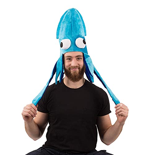 Funny Party Hats Squid Hat - Funny Fun and Crazy Hats in Many Styles
