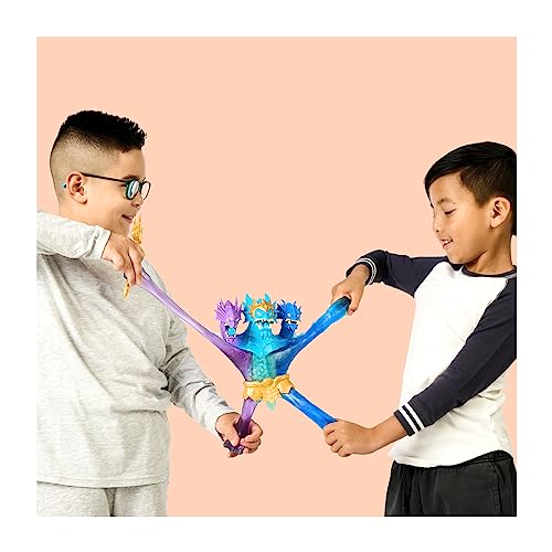Figura King Hydra Goo Jit Zu Bandai de 3 cabezas juguete dragón elástico multicolor coleccionable 2