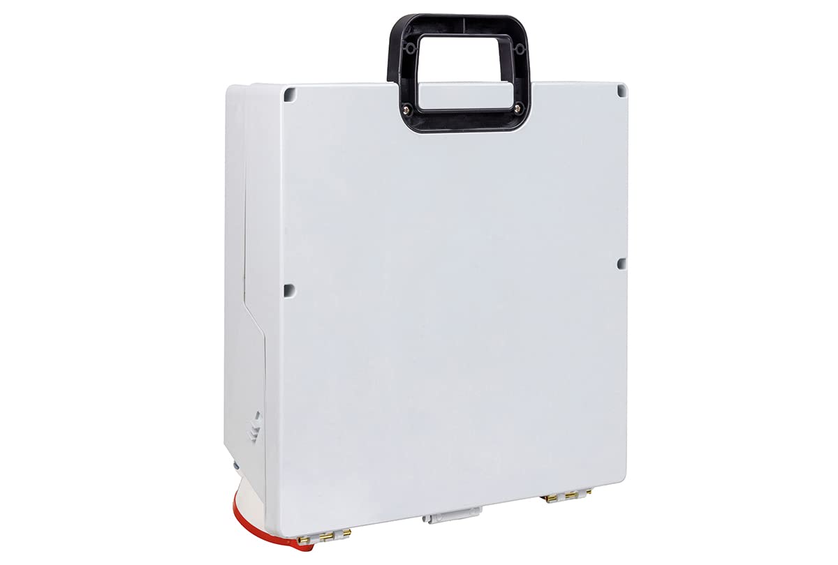as - Schwabe Fixo 14D MAX 61525 Répartiteur mural pour raccordement fixe NYM-J jusqu'à max. 5 x 10, 5 prises de terre 230 V/16 A, 3 x CEE 400 V/16 A, 5 broches, 1 x CEE 400 V/32 A, 5 broches, 2 x