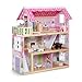 Delta Children Little Gem Dollhouse - 3-Story Dollhouse with 4 Rooms - Includes 16 Accessories - Fits 5-inch Dolls - Pretend Play Dream Gift for Ages 3+