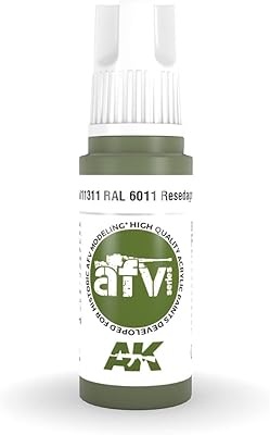 AK Acrylics 3Gen AFV AK11311 RAL 6011 ResedagrÃ¼n (17ml)