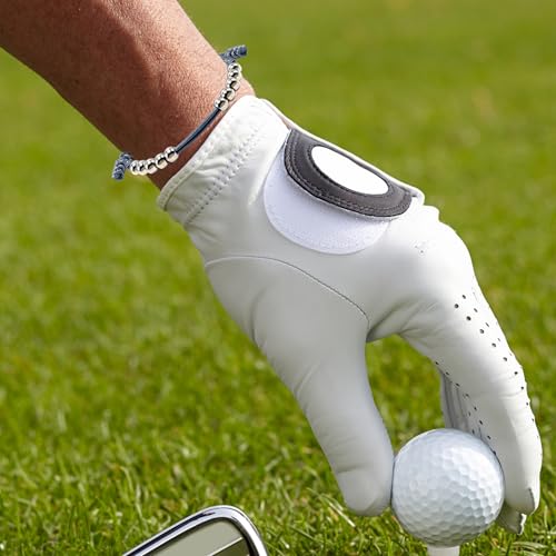 LAMIBEE Luxury Golf Score Counter Bracelet - Stylish Stainless Steel 10 Bead Stroke Tracker for Golf Enthusiasts - Adjustable and Durable Accessory in Gray - Image 6