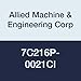 Allied Machine & Engineering 7C216P-0021CI AM300 Coating C2 Carbide (K20) GEN3SYS XT Drill Insert, Series 16, Cast Iron Geometry, 21/32" Diameter