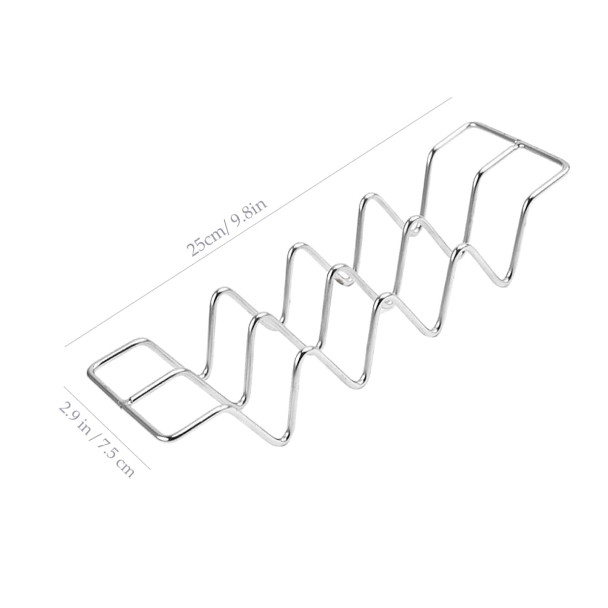 BRIGHTFUFU 3Pcs Stainless Steel Taco Holder Rack for Tacos Burritos Pancakes for Family Gatherings Camping Outdoor Parties Easy to Clean Stackable