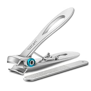 Ultra Wide Jaw Opening Nail Clippers Set, Heavy Duty Stainless Steel Toenail Clippers for Thick Nails