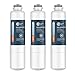 Crystala Filters Compatible with Samsung DA29-00020B Refrigerator Water Filter, DA29-00020A/B, DA29-00020B-1, HAF-CIN/EXP, 46-9101, RF4267HARS, RF25HMEDBSR, RF28HMEDBSR, RS25J500DSR, 3 Pack