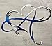 Infinity Heart Metal Wall Art -Always & Forever Infinity