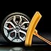 MUNEFE Wheel Rim Protector Set, Car Tire Changing Rim Protector, Tire Changing Edge Saver Tool for Motorcycle, Car and Bikes (Orange)