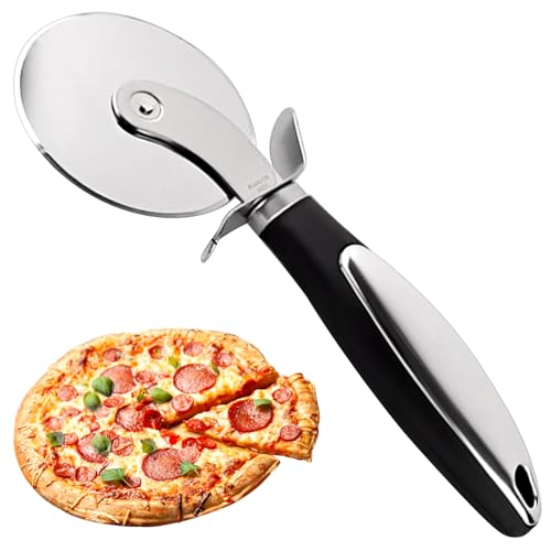 Simsky Cortador de pizza, rueda para pizza, cortador de pizza, cuchillo para pizza, cortador de pizza
