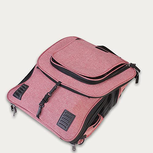 Falytemow Pet Carrier Backpack With Wheel For Small Dogs And Cats Collapsible Breathable System Waterproof Cat Bag For Hiking Camping Travel #TOP1