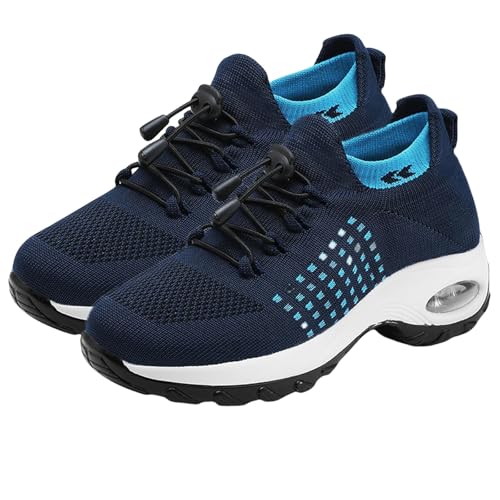 Comfort Wear Orthowear Shoes for Women Mesh Breathable Comfortwear Ortho Shoes, Comfortable Air Cushion Orthopedic Sneakers Thick Bottom Ortho Stretch Cushion Plantar Fasciitis Diabetic Shoe