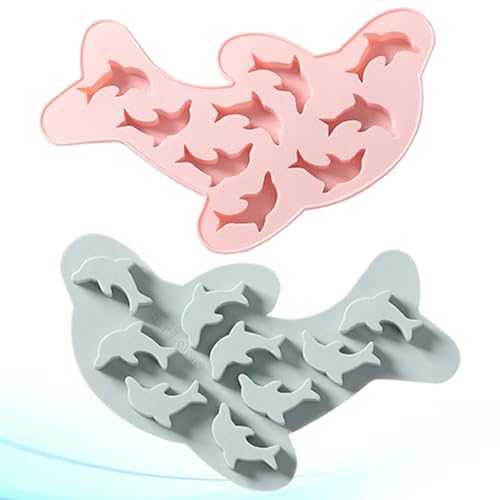 Molde de silicona para hielo y chocolate SEWACC 2 piezas miniatura 6