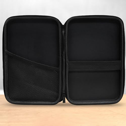Funda rígida e impermeable para 2 palas de ping-pong con cremallera resistente 4