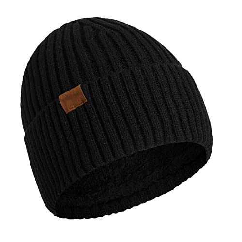 Chapéus de gorro para homens | Chapéu de lã de inverno algodão para homens,Gorro Masculino Gorro de