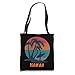 Hawaii Surfing and Palm Trees Tote Bag