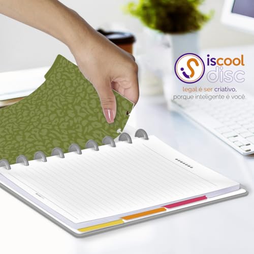 Divisórias Iscool P/Caderno De Disco M Coleções Tropical