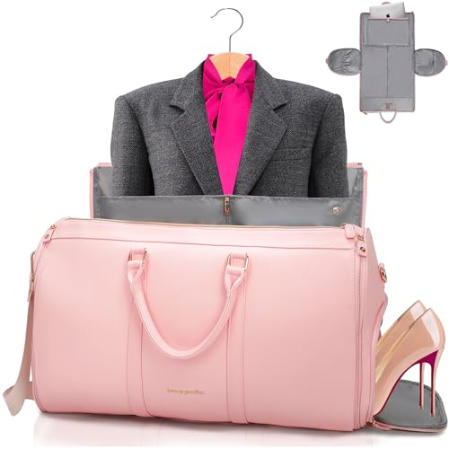 BEAUTYGOODIES Pink Weekender Garment Bag