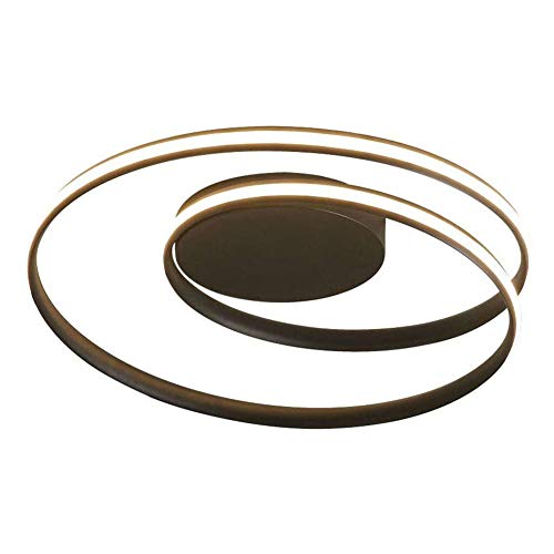 Plafonnier LED créatif rond contre la fatigue visuelle pour un éclairage de chambre confortable