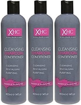 XHC Cleansing Purifying Charcoal Conditioner (3 x 400ml) Xpel Hair Care