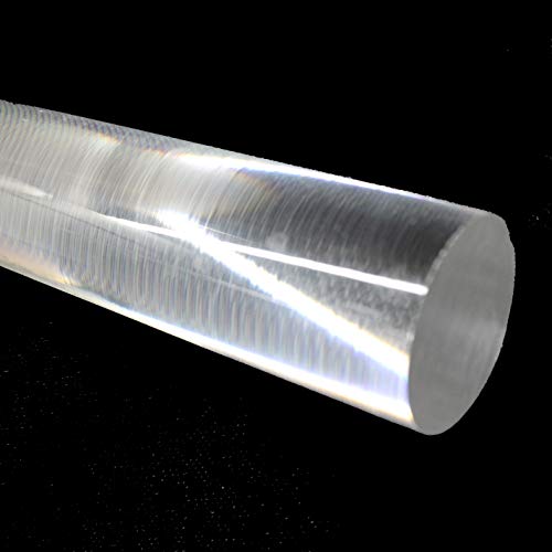 Image of Acrylic Lucite Rod Dowel - 1.25 inch (32mm) x 24 inch (610mm) - One Rod (Clear)